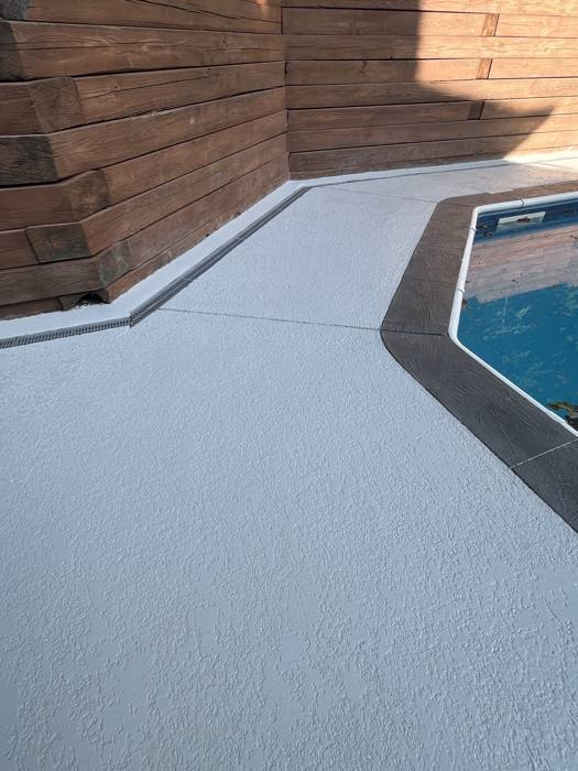 Concrete overlay project by Elite Surfaces in Charlotte NC