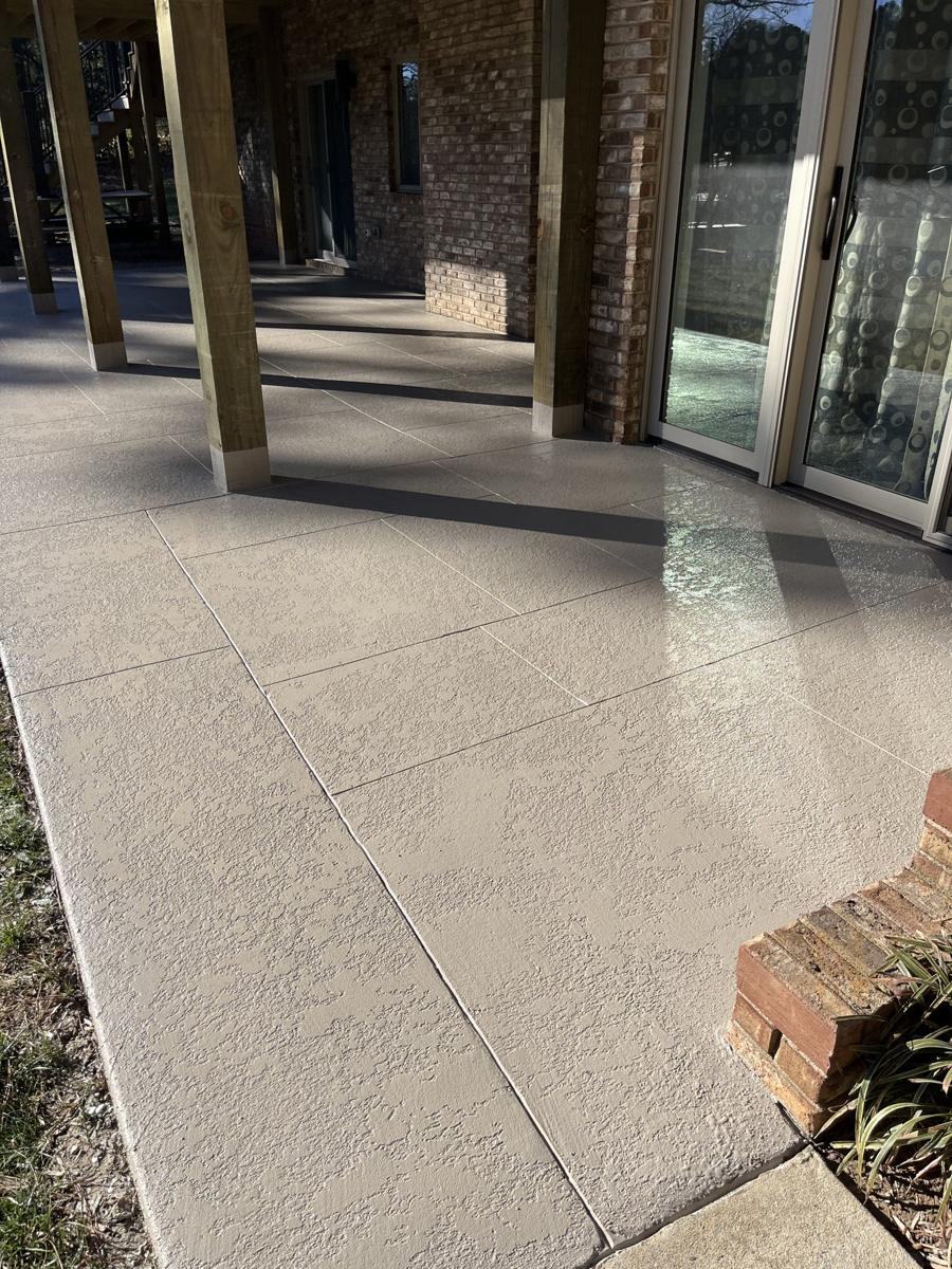 Back Porch Overlay after, by Elite Surfaces