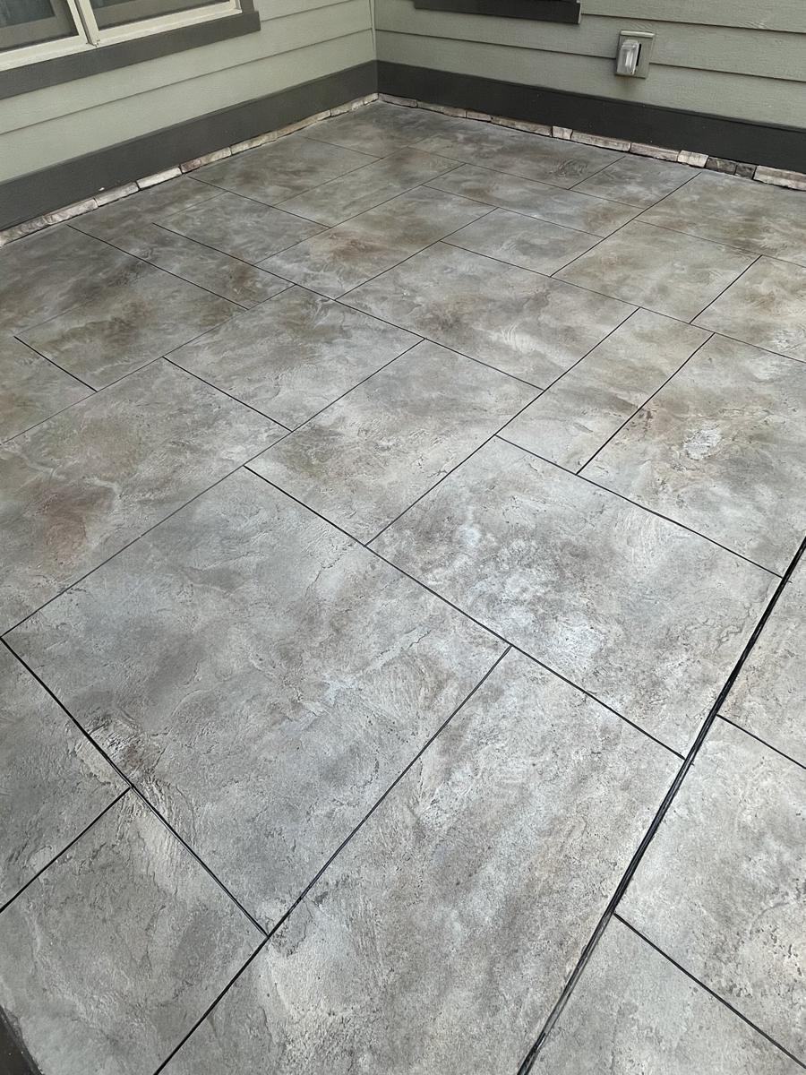 Slate Overlay project in Charlotte NC by Elite Surfaces