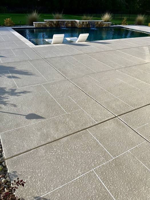 Concrete overlay project by Elite Surfaces in Charlotte NC