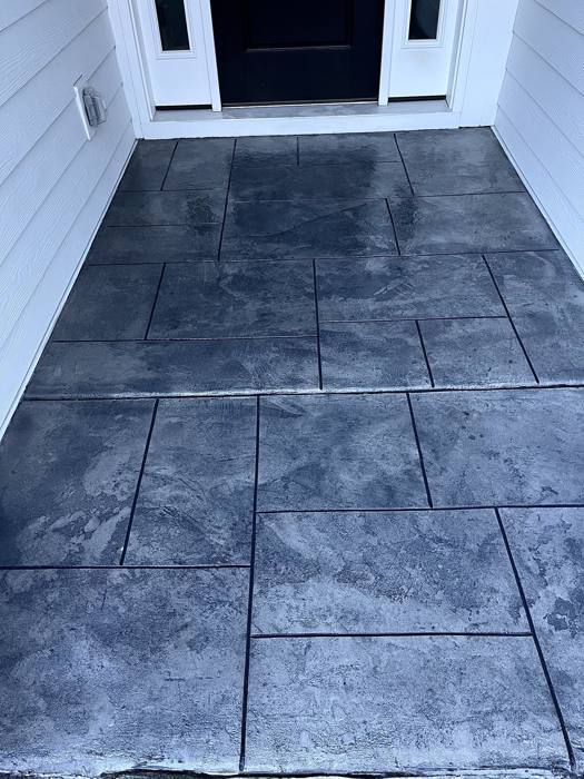 Concrete overlay project by Elite Surfaces in Charlotte NC