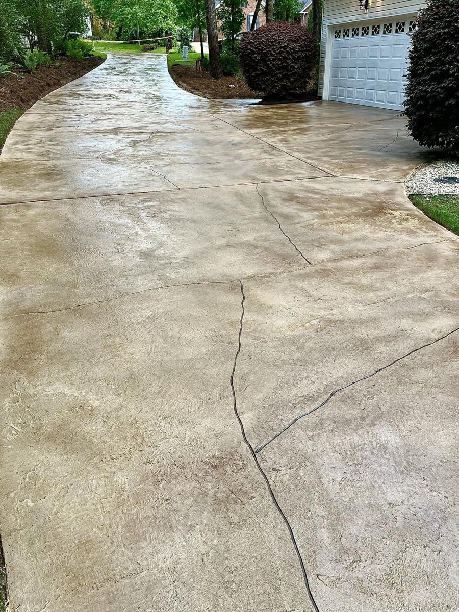 Stained Concrete project completed by Elite Surfaces